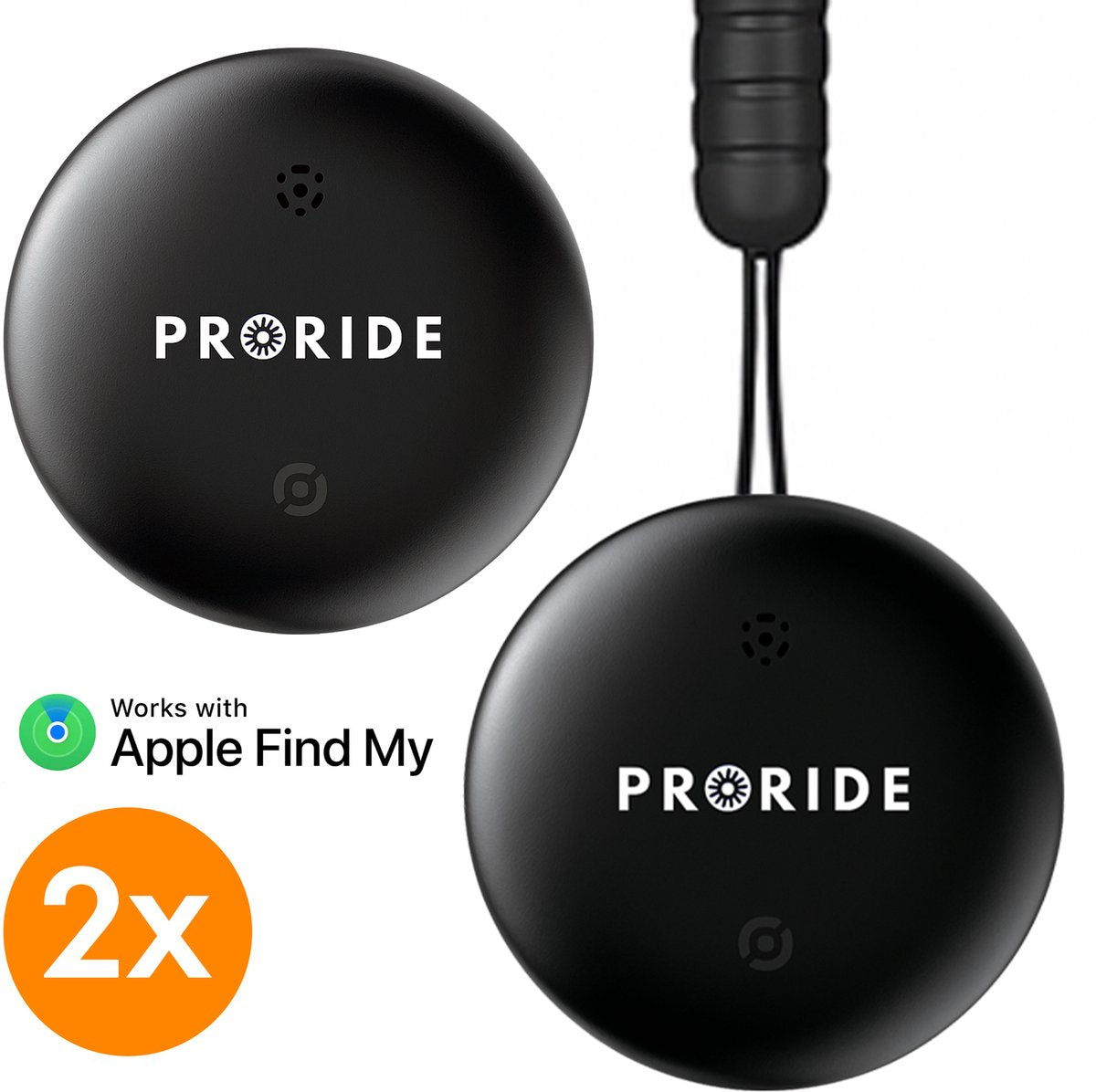 Smart Tag Proride – GPS Tracker voor Apple, 2 stuks