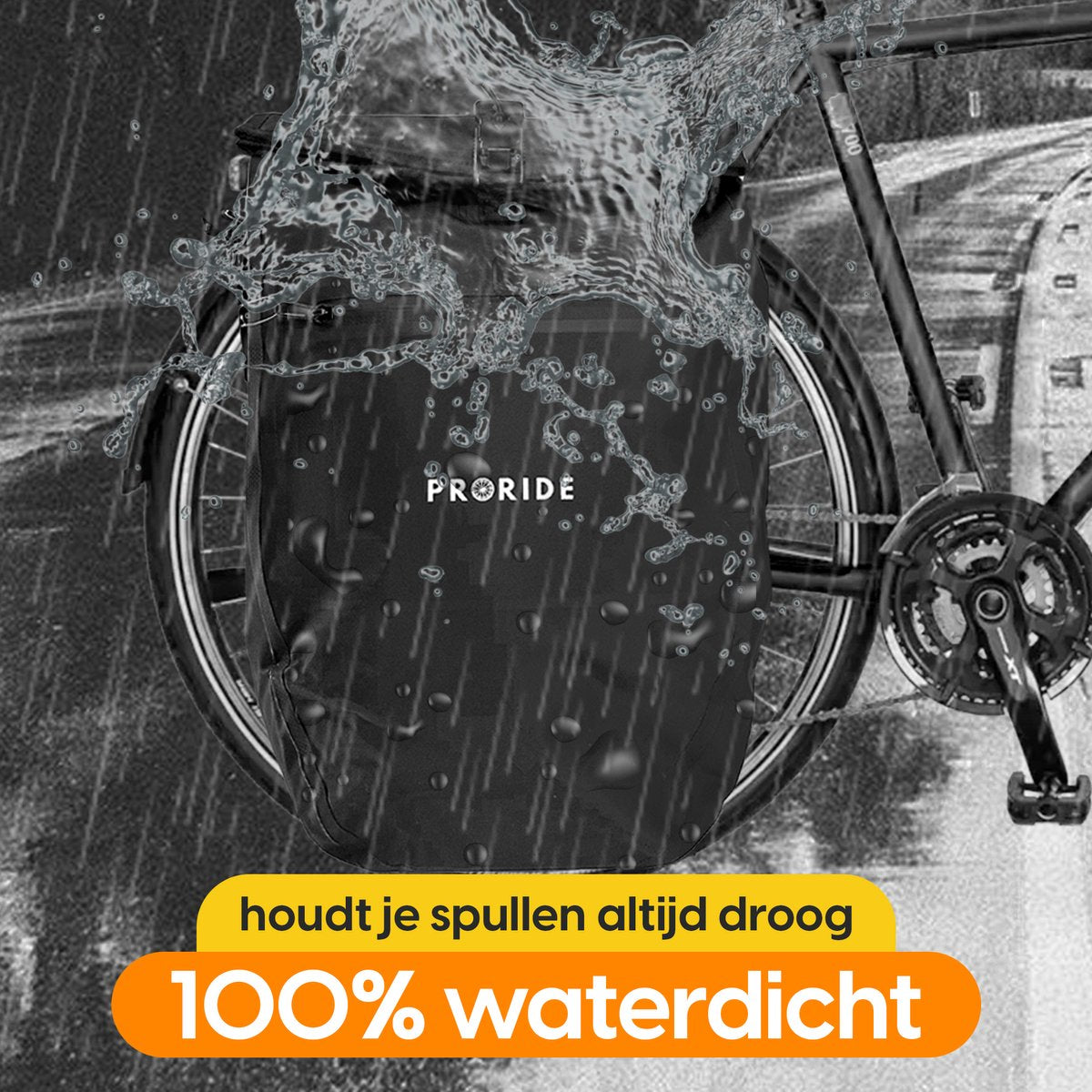 Enkele fietstas waterdicht