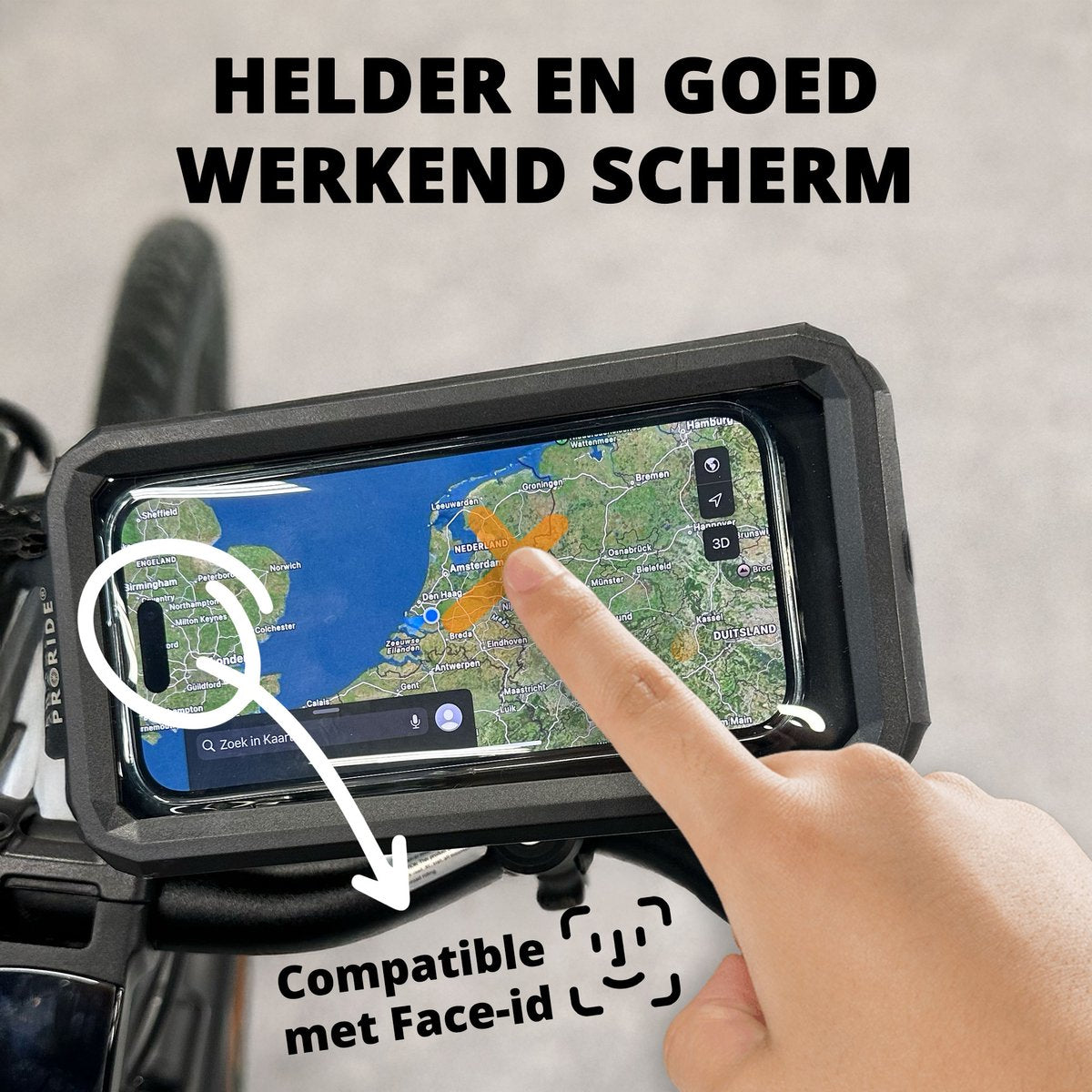 Waterdichte telefoonhouder