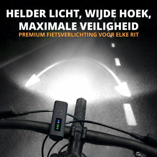 LED Fietsverlichting Set Proride – USB Oplaadbaar & Waterdicht