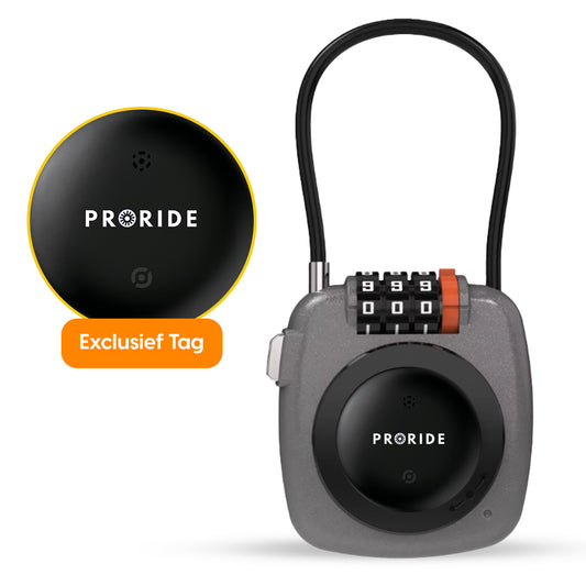 Proride 3- cijferig Kabelslot I Slim en veilig onderweg I grijs