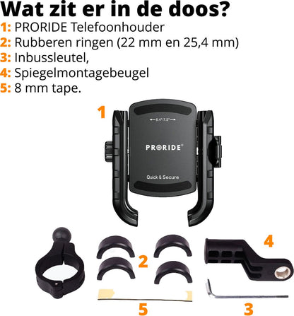 Proride Universele Telefoonhouder I 360° Draaibaar