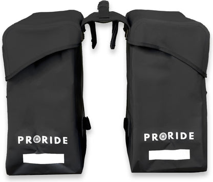 Proride dubbele fietstas I Ruim en waterdicht I Zwart