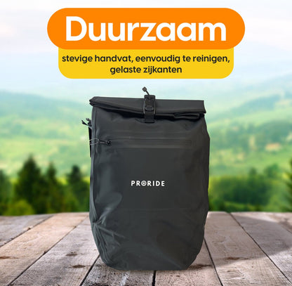 Proride Enkele Fietstas I Elke dag droog op pad I Zwart