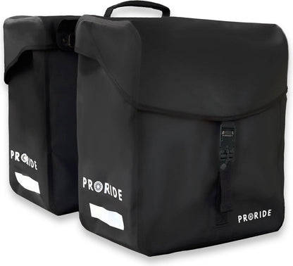 Proride dubbele fietstas I Ruim en waterdicht I Zwart