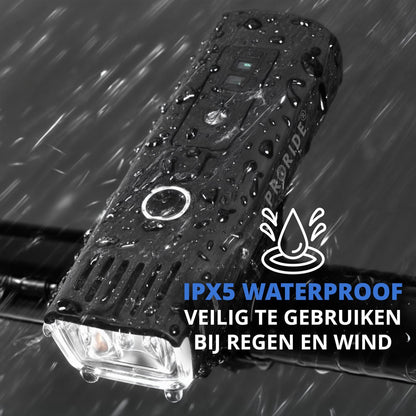 Proride LED Fietslamp Set l Altijd zichtbaar en veilig