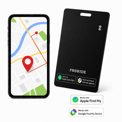 Proride® Tracker Dual Kaart - Smarttag  - Zwart