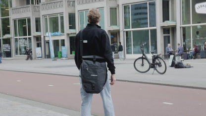 Waterdichte Enkele Fietstas 28L Proride Zwart, Voor dagelijks gebruik